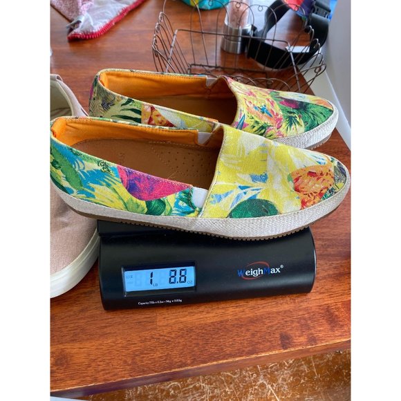 Mulo For Hentsch Man Tropical Printed Canvas Slip On Shoe Size US 7 - Picture 8 of 8